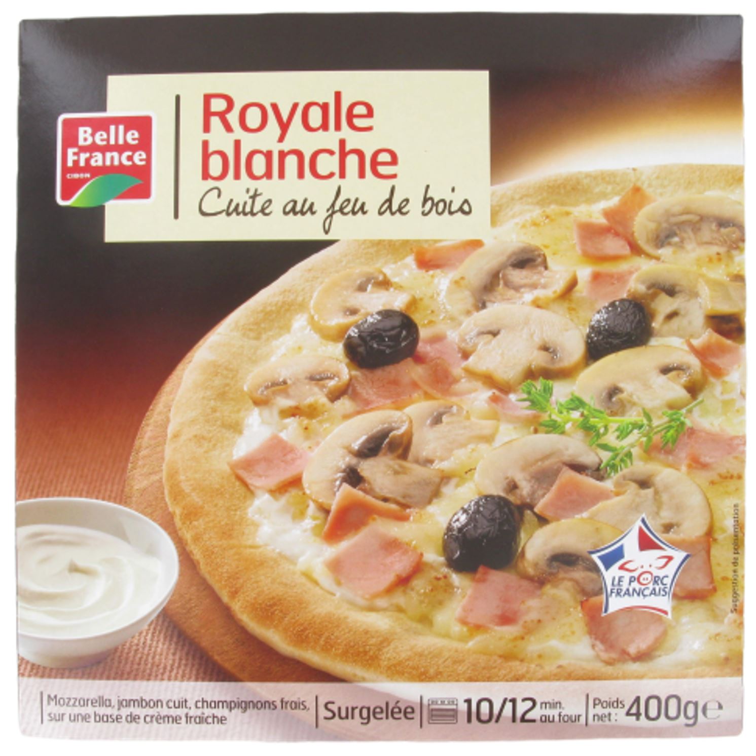 PIZZA ROYALE BLANCHE BF ETUI 400 G